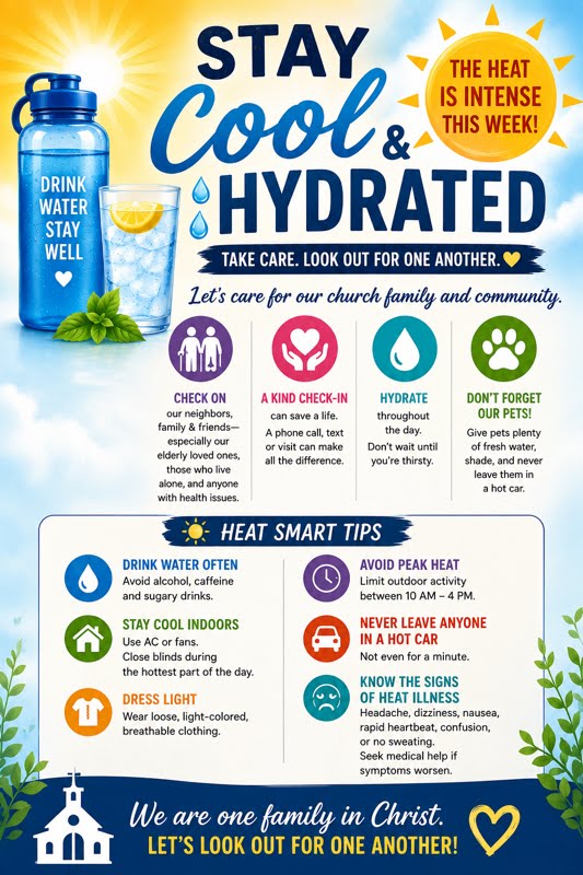 stay cool in the heat.