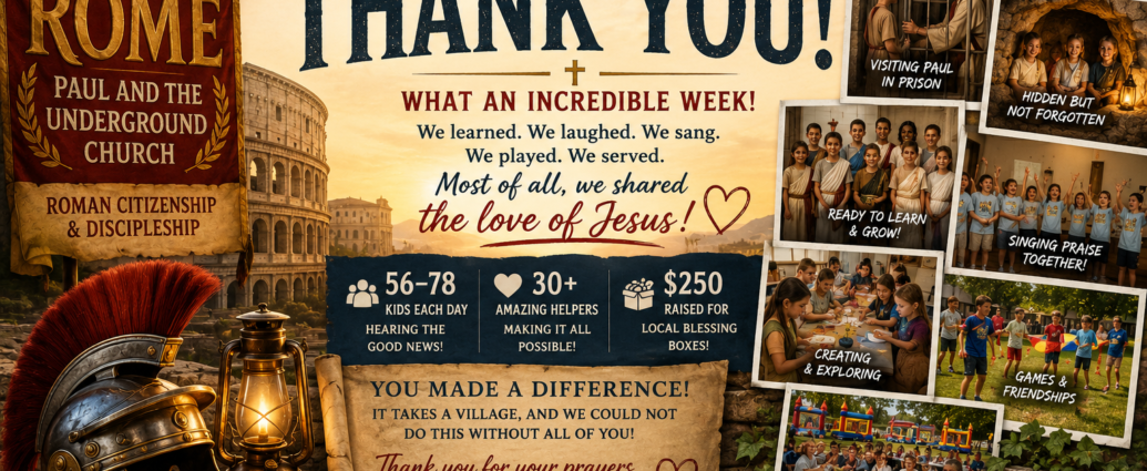 VBS 2026 - Thank You