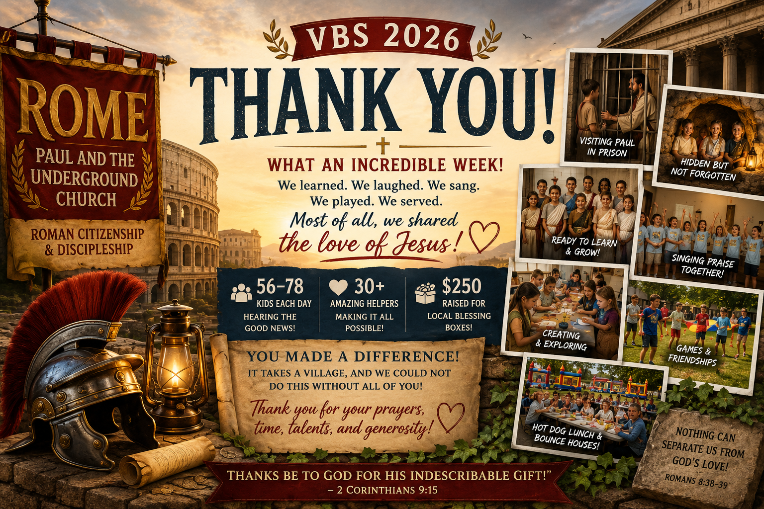 VBS 2026 - Thank You