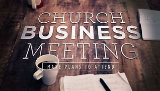 Church Business meeting